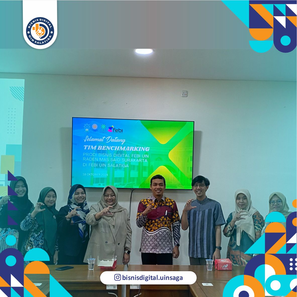 Program Studi Bisnis Digital UIN Salatiga Terima Kunjungan Benchmarking dari UIN Raden Mas Said Surakarta