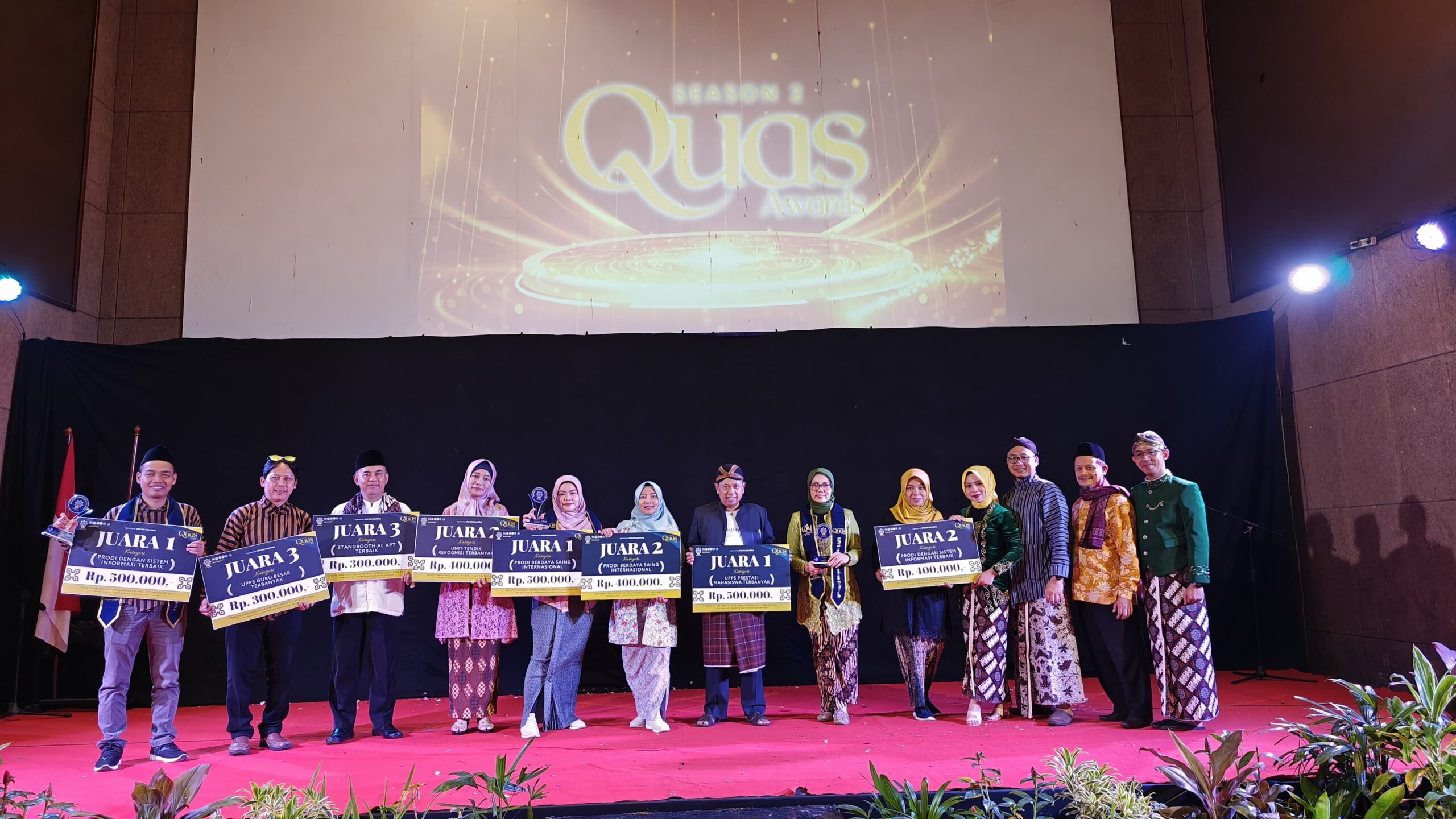 ‘Bisnis Digital UIN Salatiga’ dinobatkan sebagai Juara 1 Prodi dengan Sistem Informasi Terbaik pada Quality Assurance Award Season 2-2024