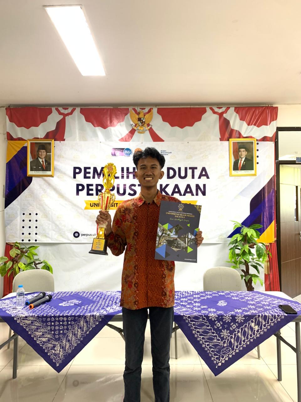 Mahasiswa Bisnis Digital UIN Salatiga Raih Juara 1 Duta Perpustakaan UIN Salatiga 2026